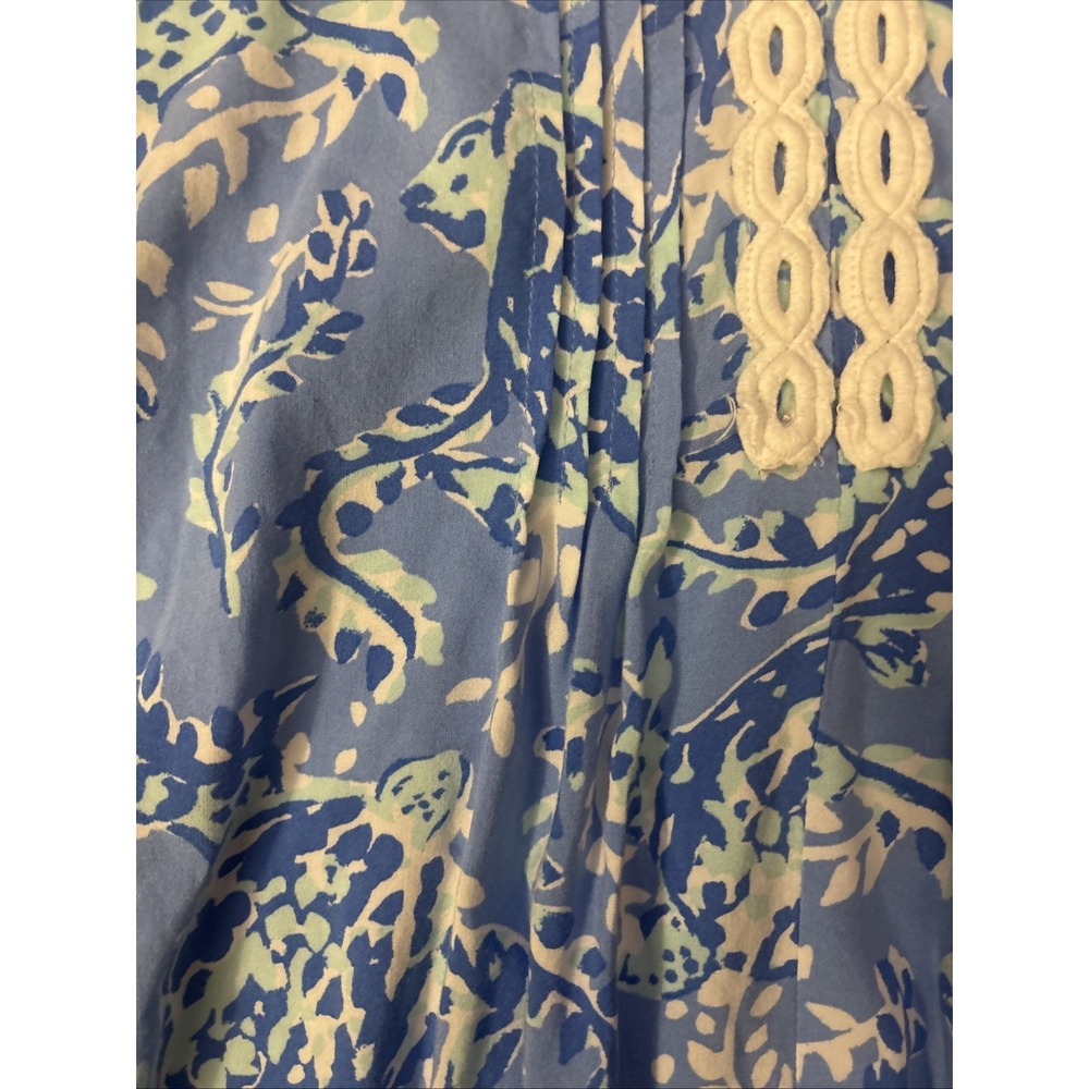 Lilly Pulitzer Size XS Hollie Tunic Dress Turtley Awesome Blue Periwinkle - Picture 5 of 9